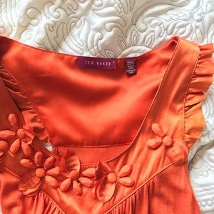 Ted Baker Silk & Jersey Tank